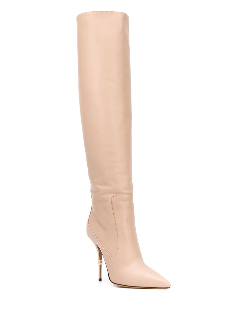 thigh-length 140mm stiletto boots - 2