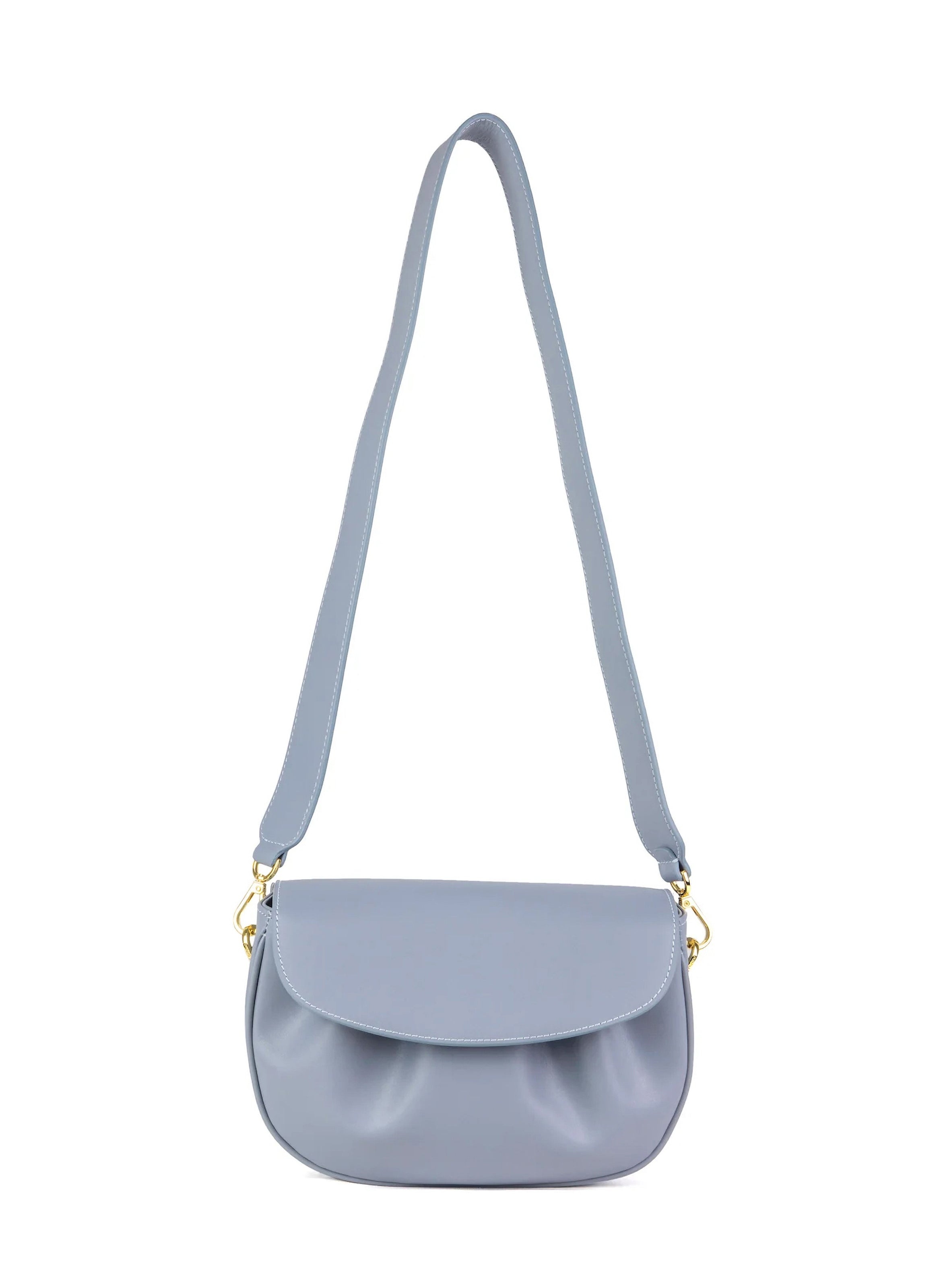 Dimple Flap Leather Smoke - 1
