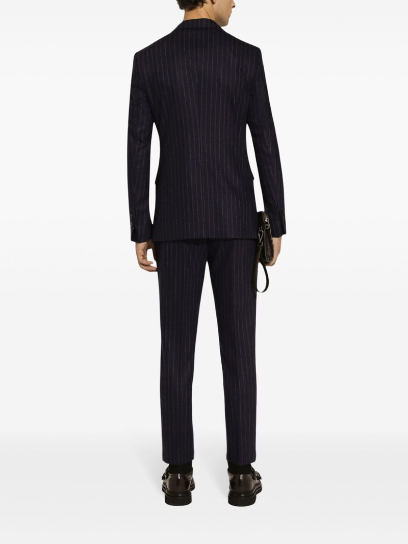 pinstripe single-breasted jacket 4