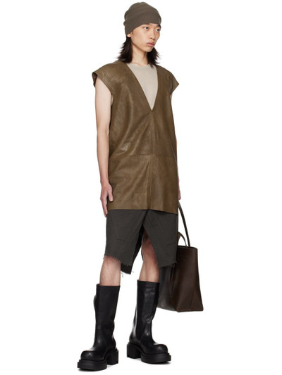 Rick Owens Gray Porterville Slivered Skirt outlook