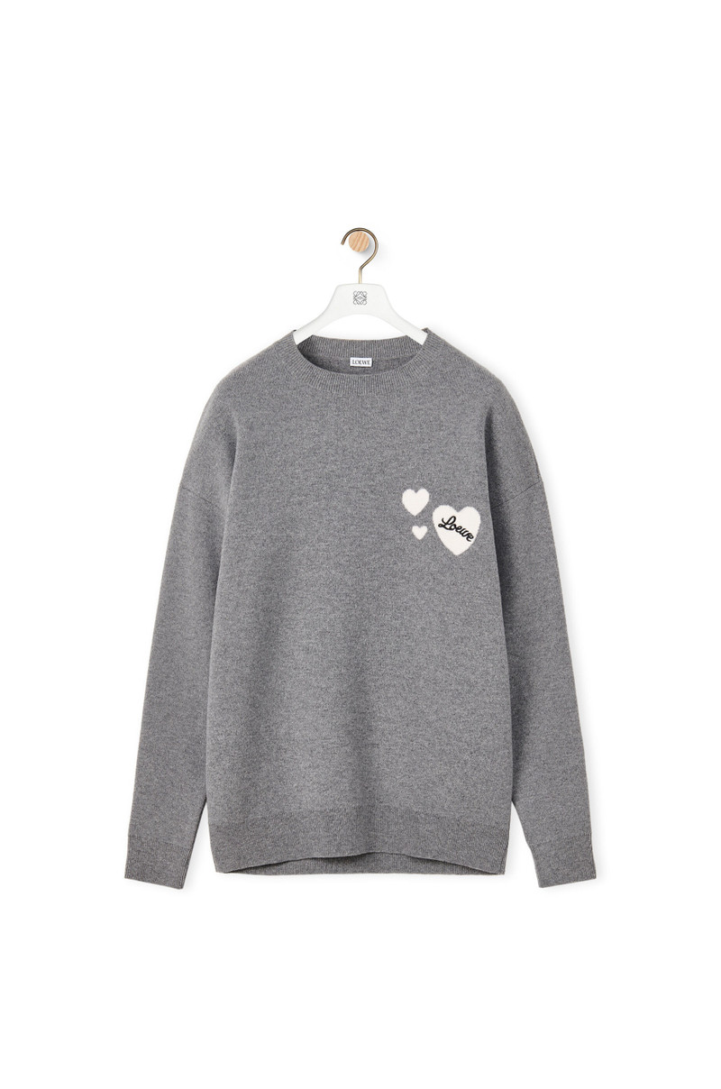 LOEWE heart sweater in wool 1