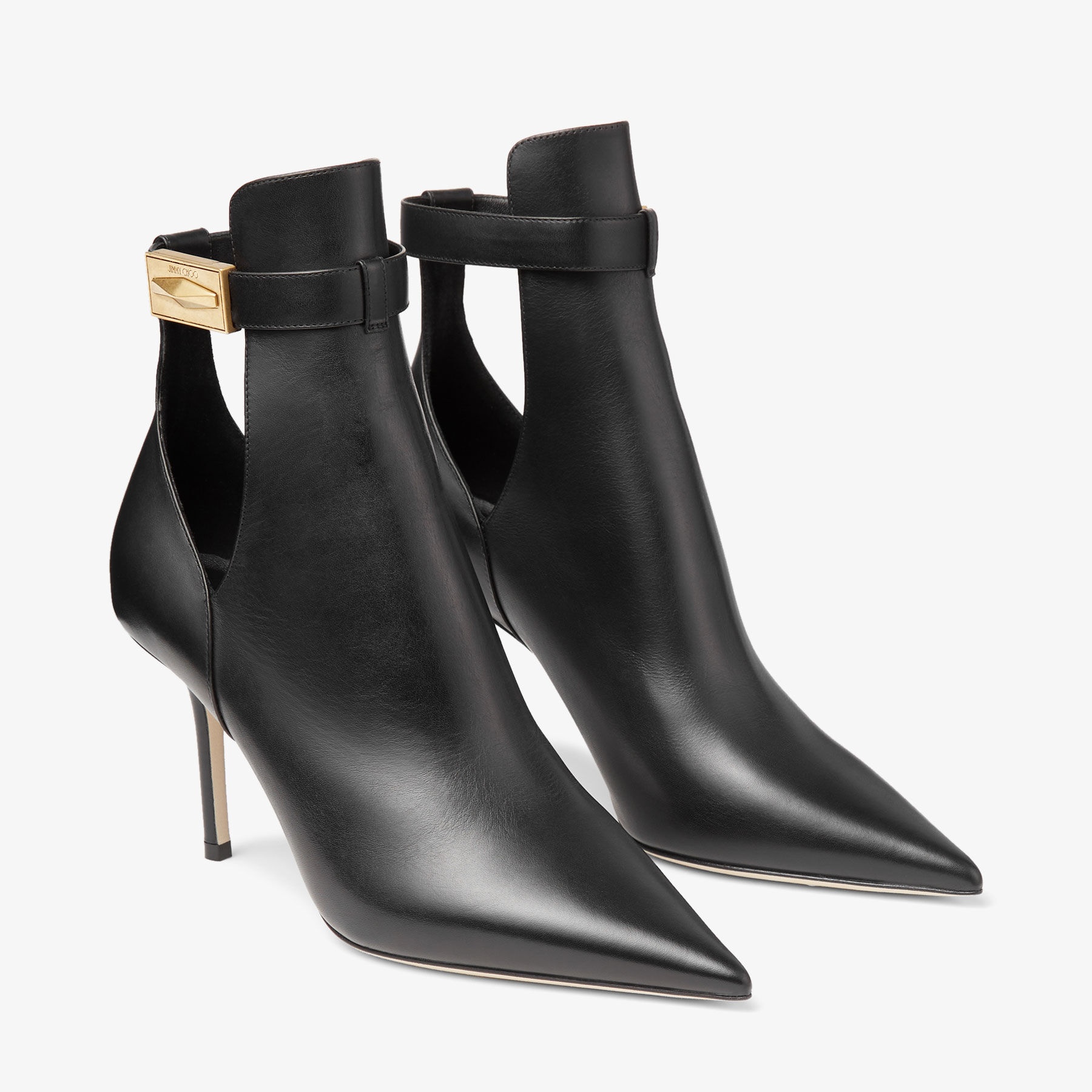 Nell Ankle Boot 85
Black Calf Leather Ankle Boots - 3