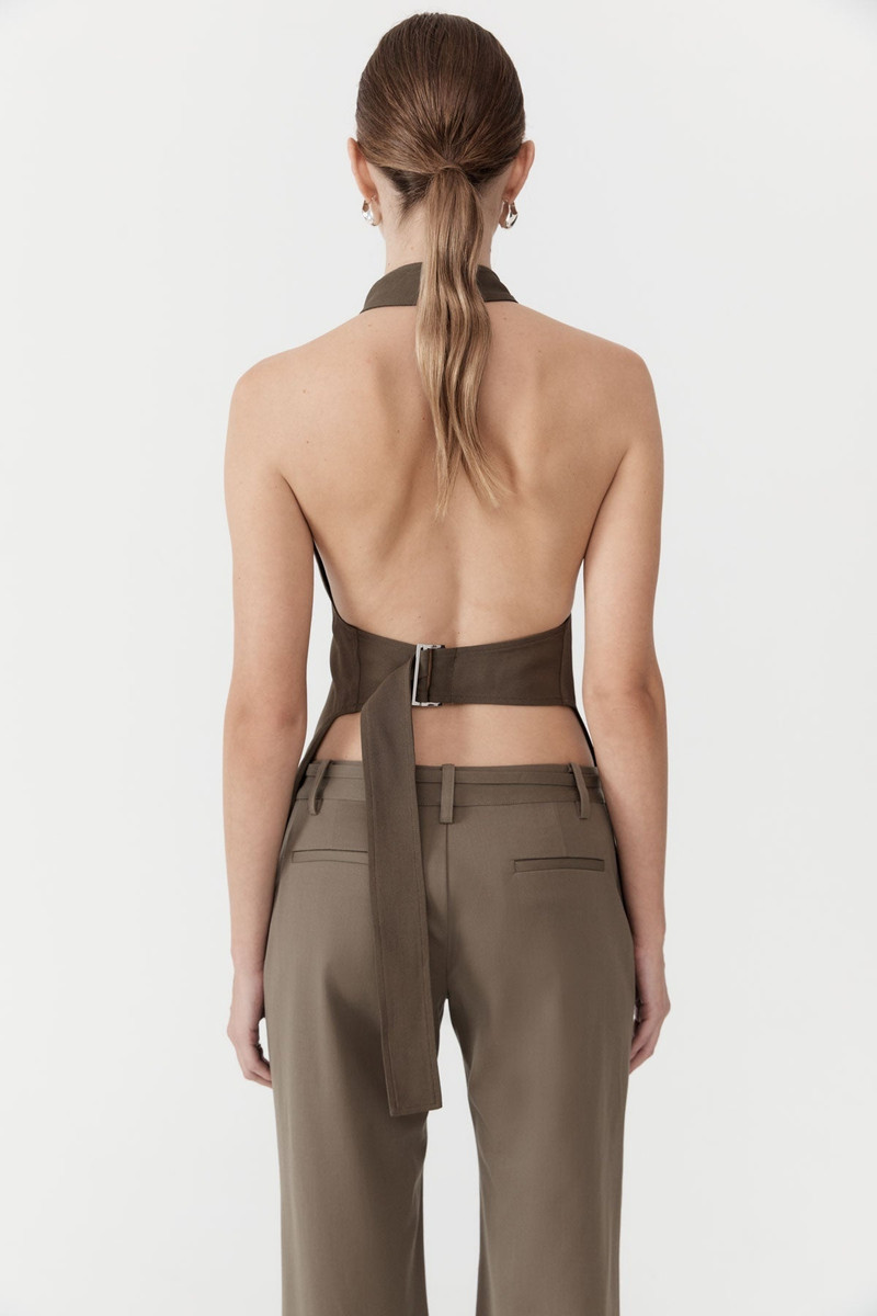 High Neck Tunic - Olivine 3