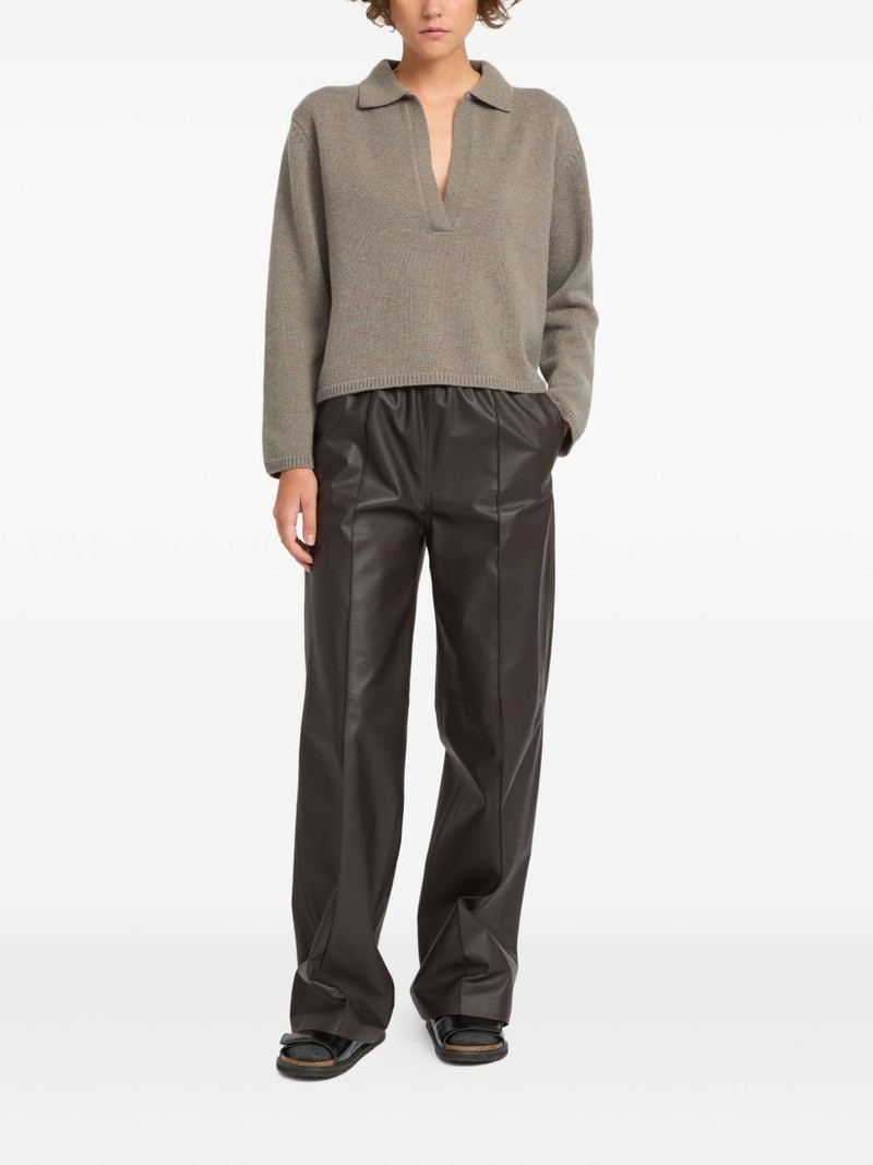 Yves Salomon polo-collar sweater outlook