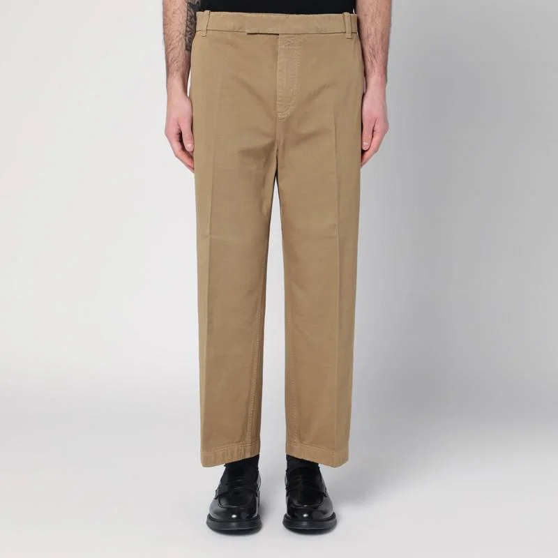 Thom Browne Khaki-Coloured Trousers In - 1