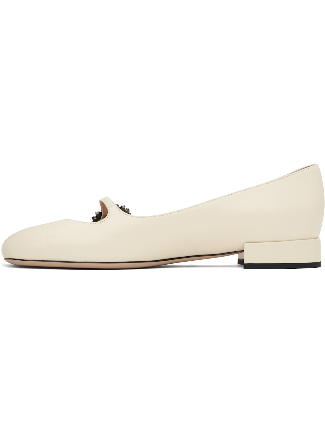 Off-White Mary-Jane Preshoes Ballerina Flats - 3