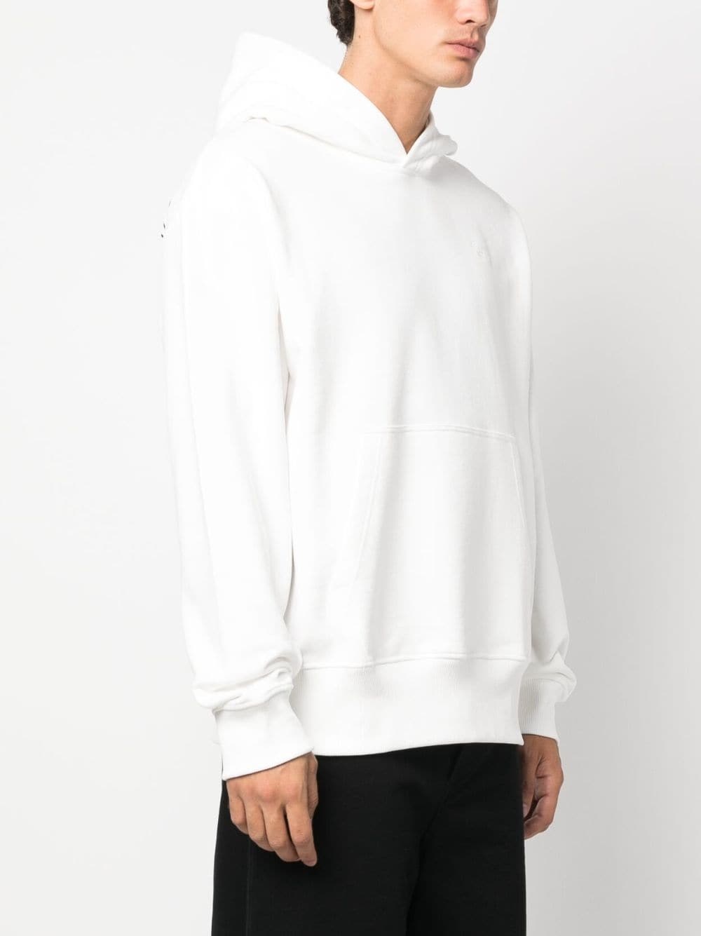 Macs logo-embroidered cotton hoodie - 4