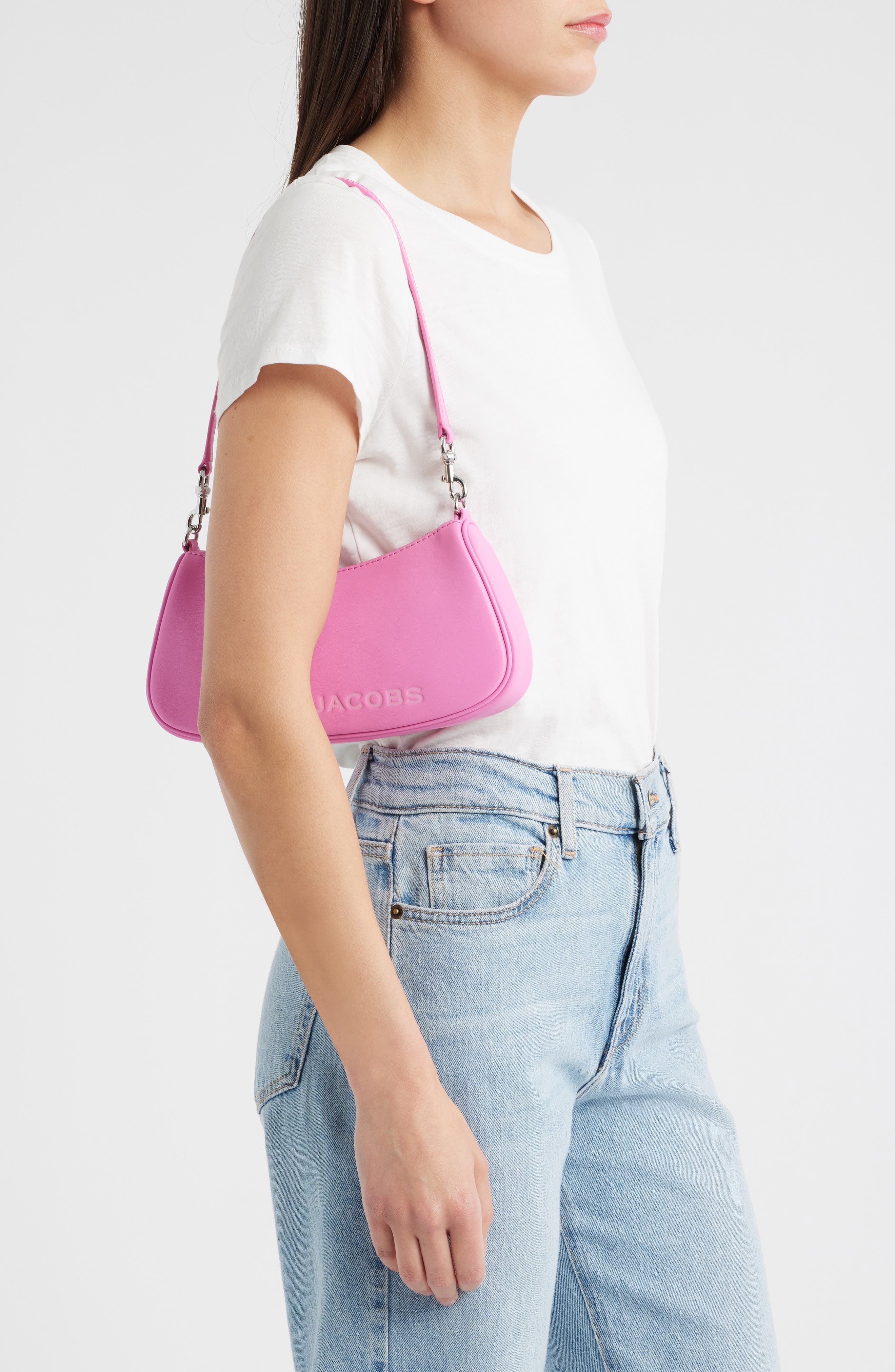 Marc Jacobs The Charm Shoulder Bag in Bow Pink at Nordstrom - 2