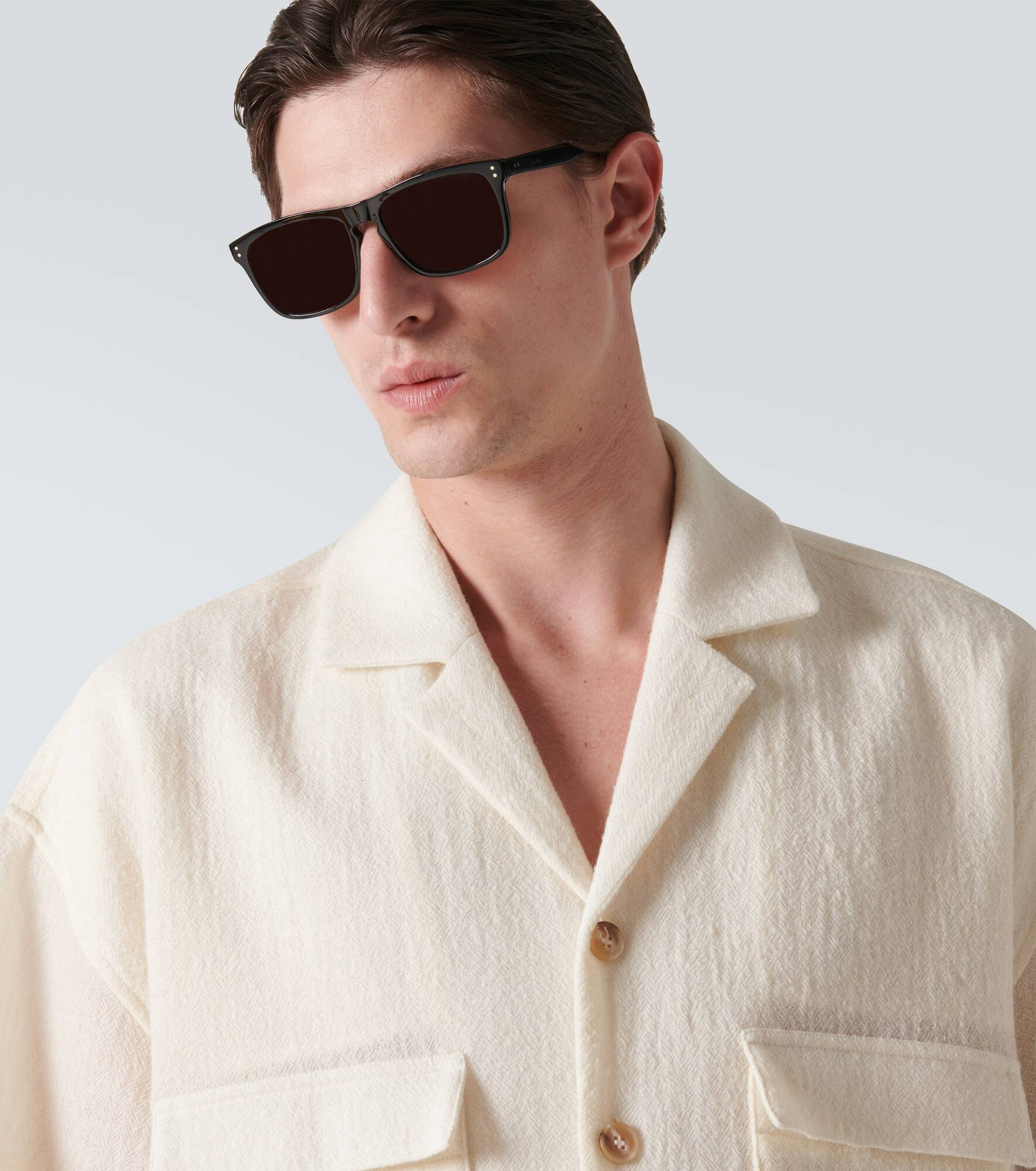 Square-frame acetate sunglasses - 2