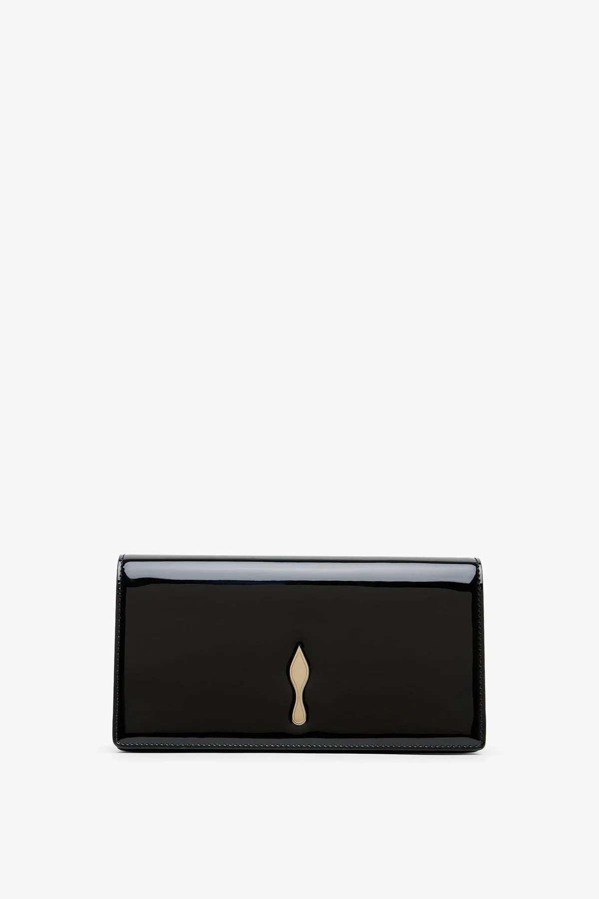 Bettina black patent clutch - 1