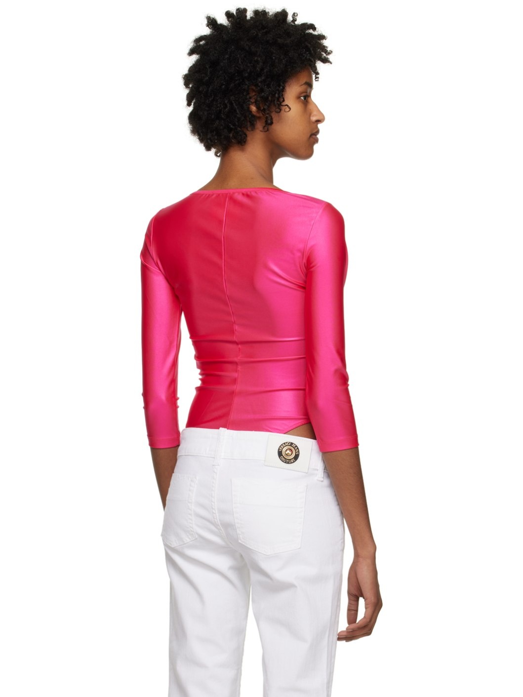 Pink Patch Bodysuit - 3