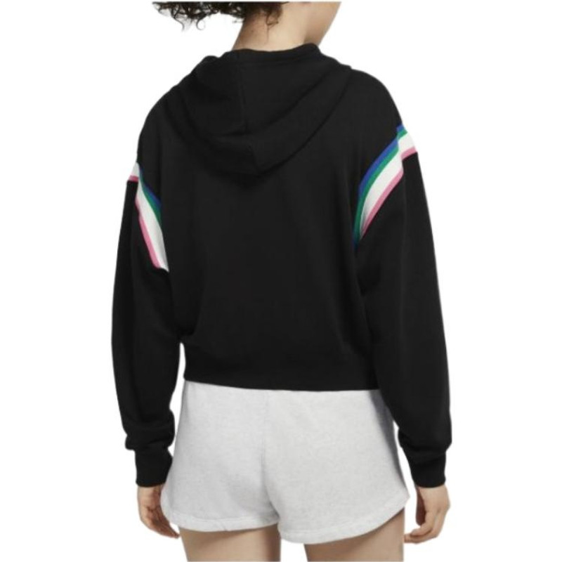 Nike (WMNS) Nike Sportswear Heritage Pullover Hoodie 'Black' CU5924-010 outlook