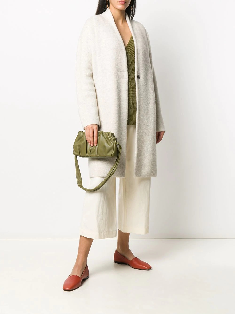 oversized longline cardigan - 2