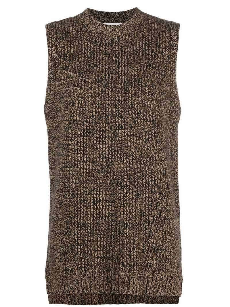 sleeveless mock neck jumper 1