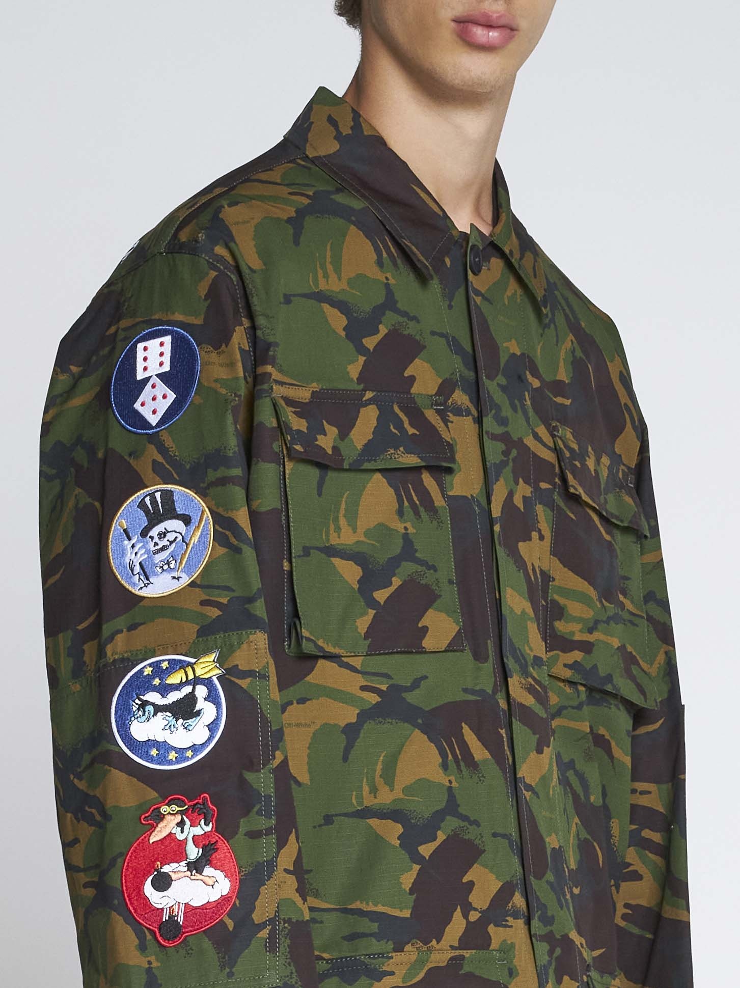 OFF-WHITE c/o Virgil Abloh Field Jacket (Camouflage)