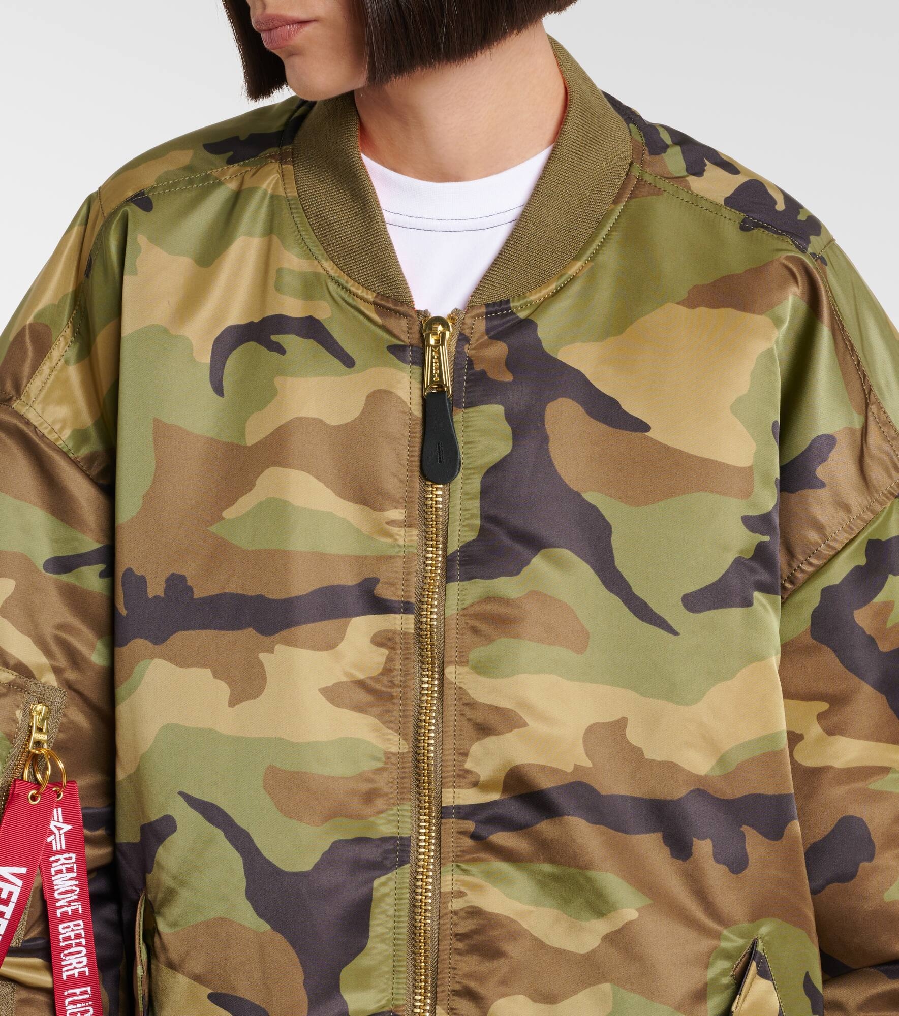 Camouflage bomber jacket - 5