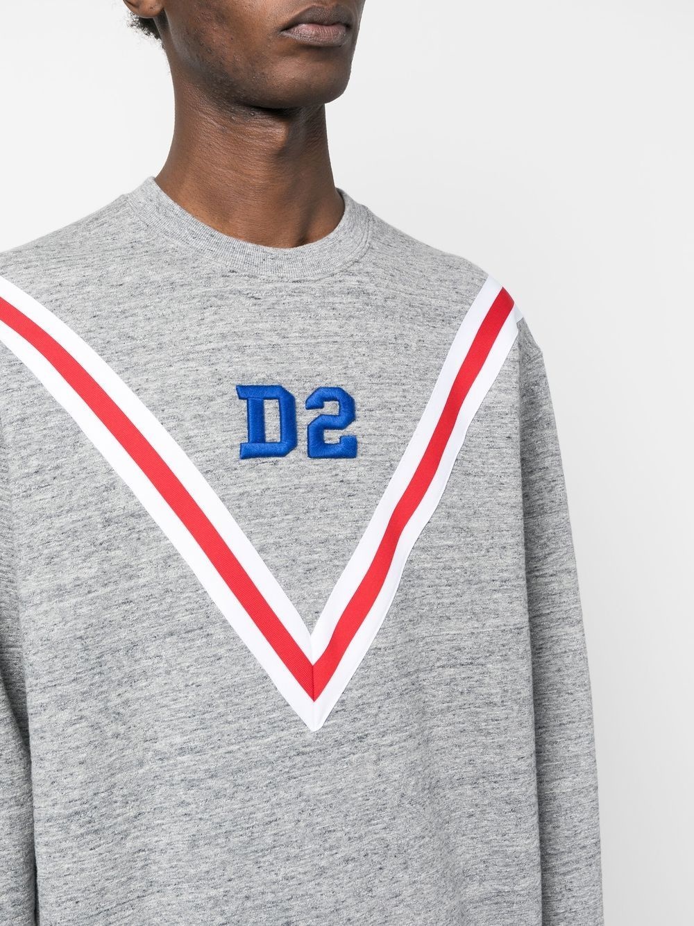 logo-embroidered cotton sweatshirt - 5