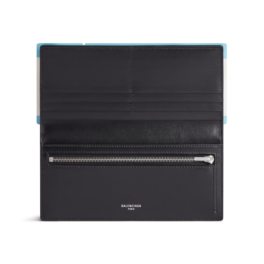 Men's Passport Long Wallet 1 Ticket in Passport Blue - 3