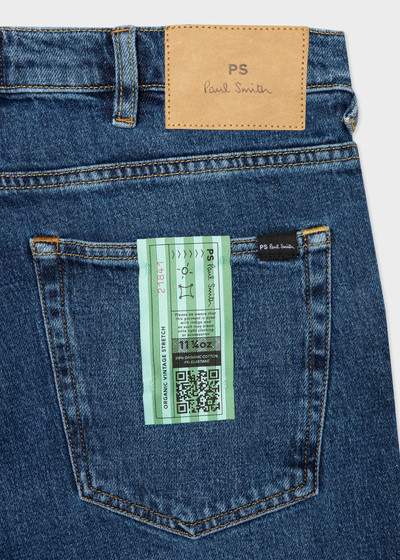 Paul Smith Mid Blue Wash 'Organic Vintage Stretch' Jeans outlook