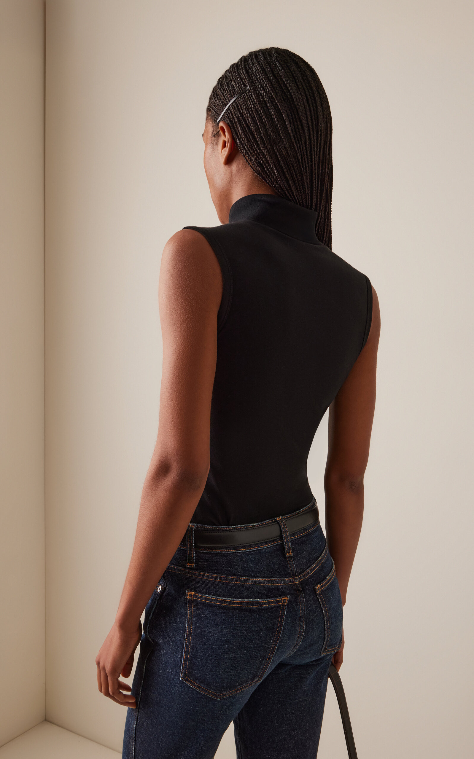 Dinah Cotton Tank Top black - 4