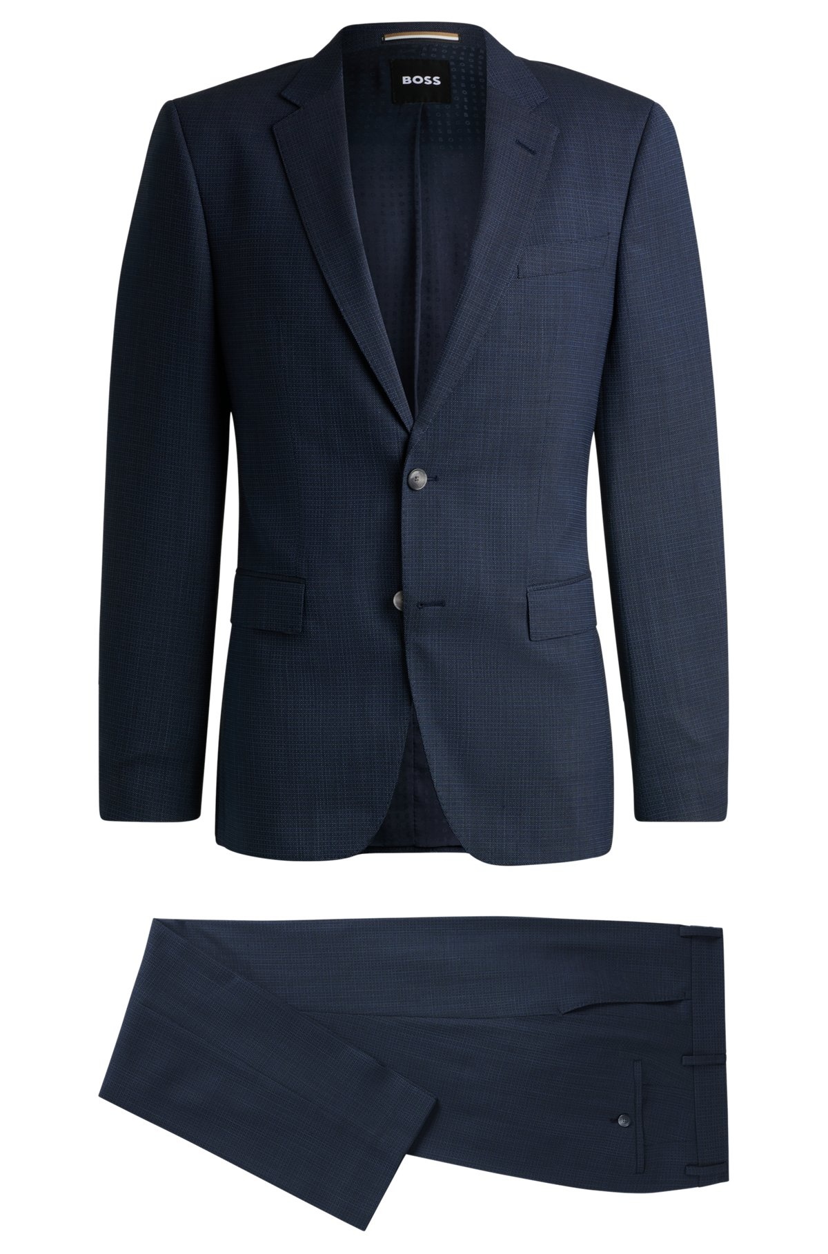 SLIM-FIT SUIT IN STRETCH CLOTH - 8
