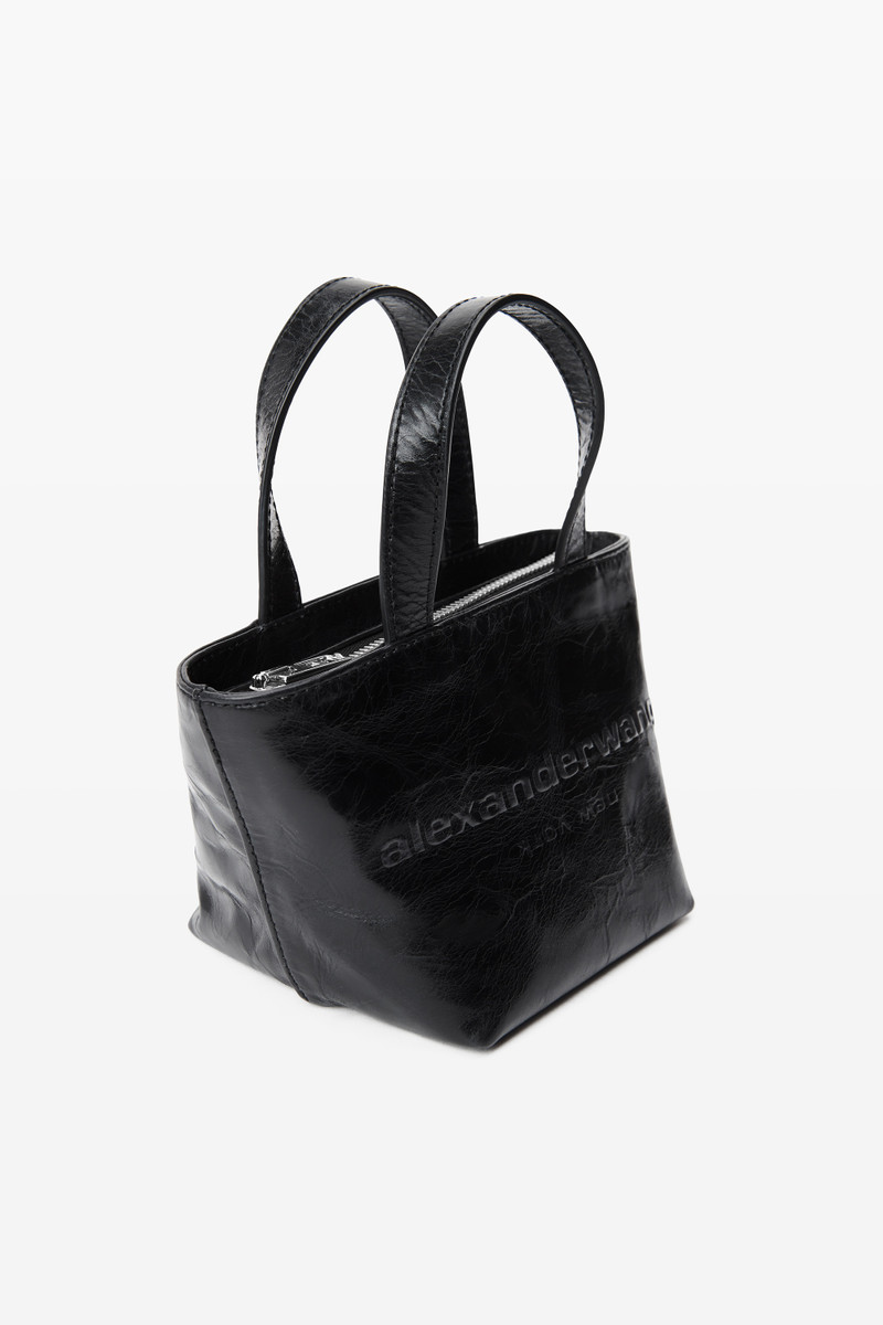 Alexander Wang Punch Mini Tote Bag in Crackle Patent Leather outlook
