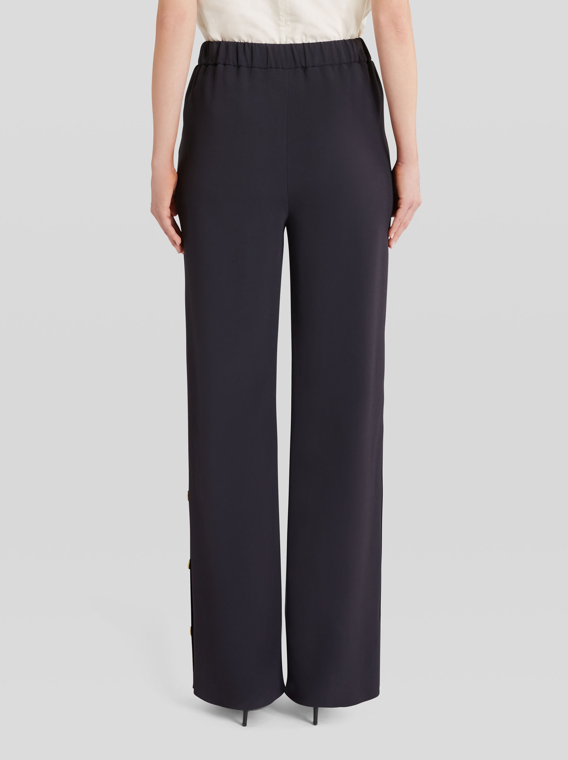 PALAZZO TROUSERS WITH PEGASO BUTTONS - 4