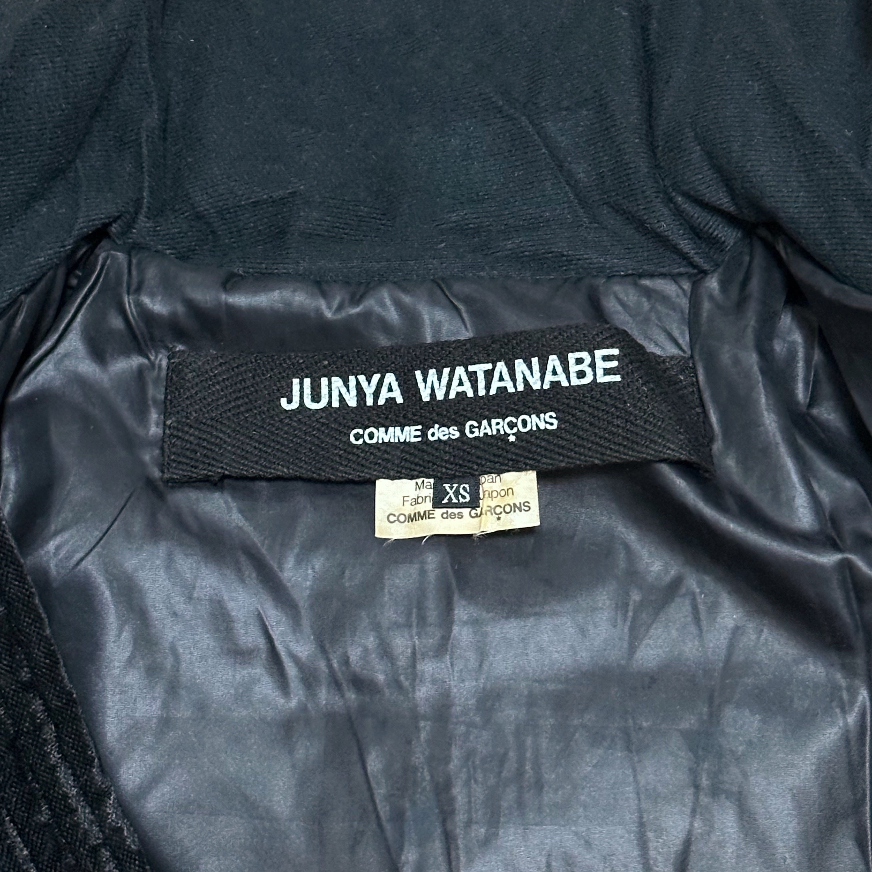 JUNYA WATANABE Velour Padded Down Jacket - 6
