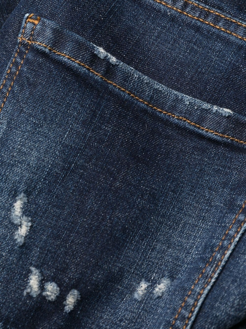 Super Straight Cut distressed jeans 7