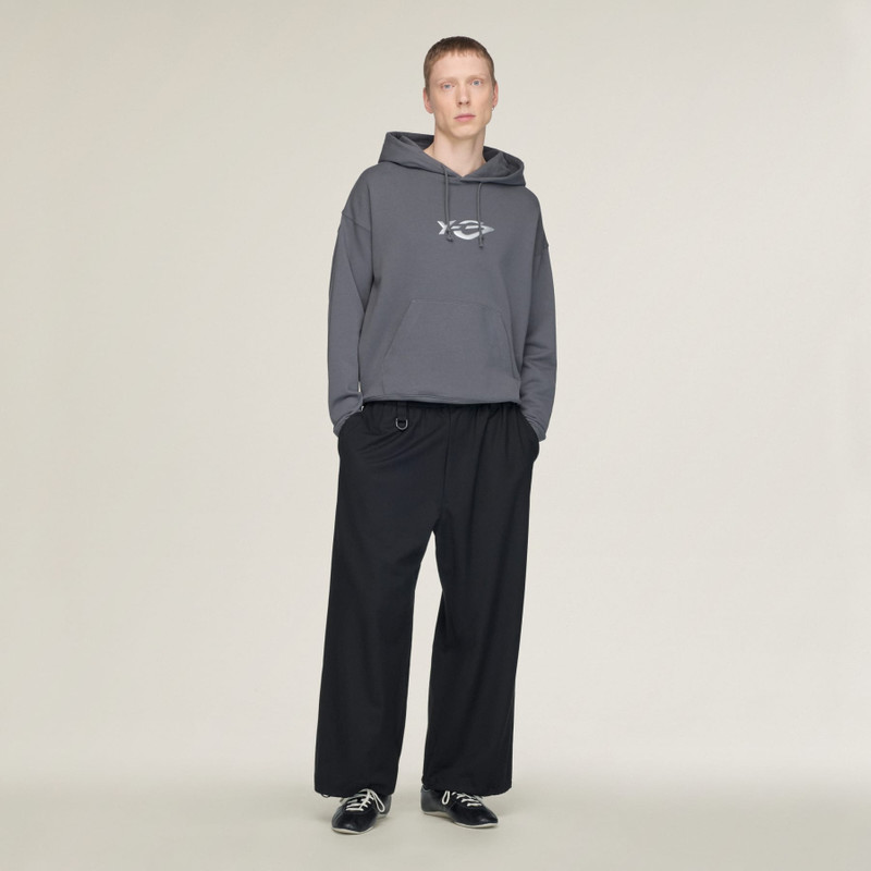 Y-3 FRENCH TERRY LIQUID LOGO HOODIE 5