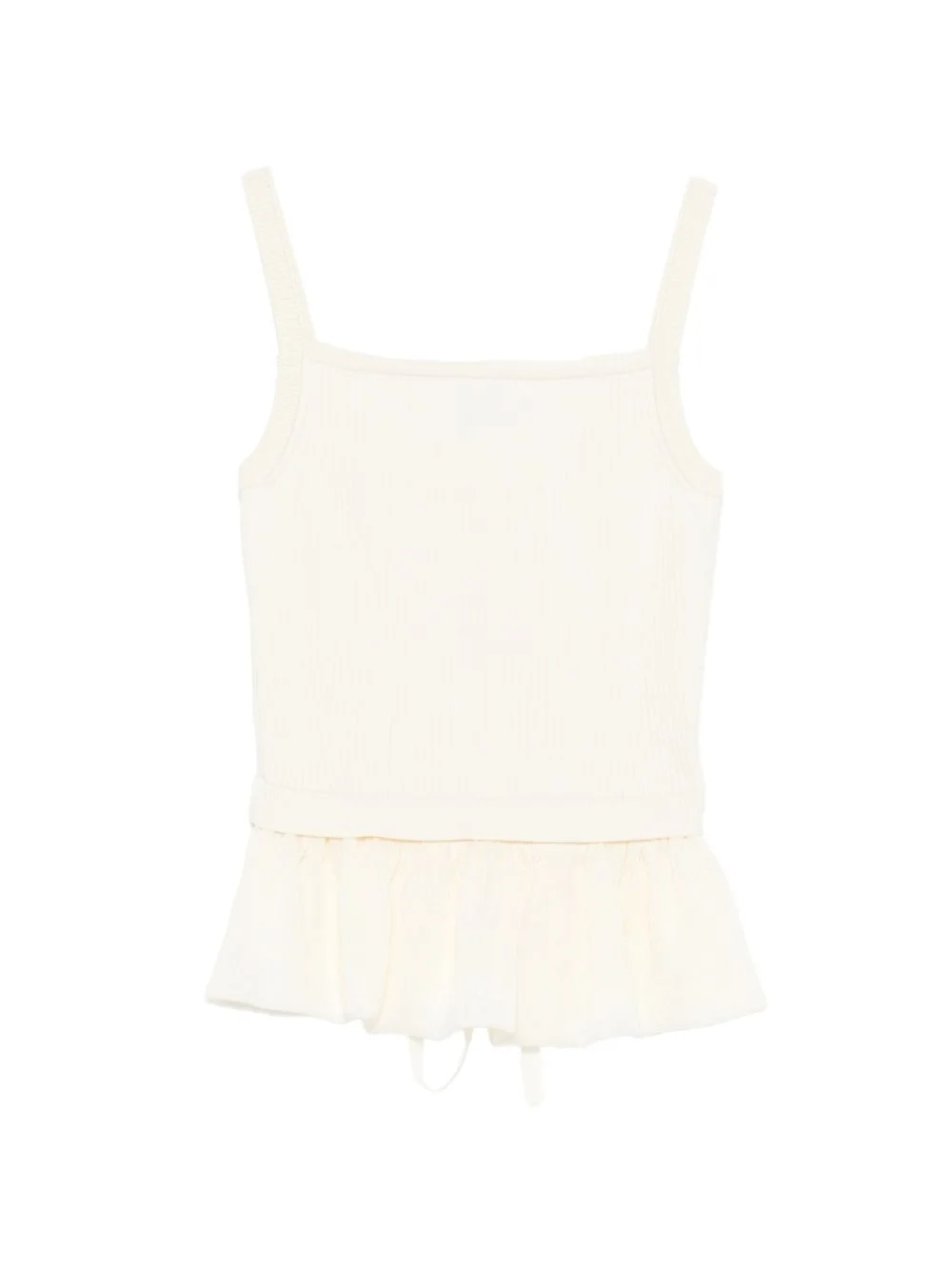 ruffled ribbed top - 1