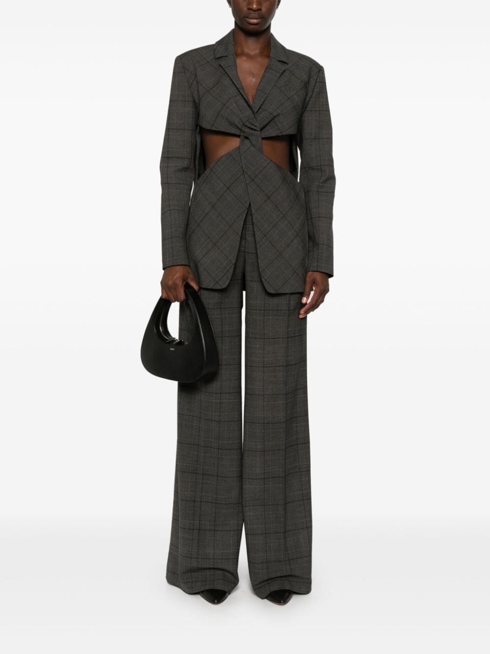 wide-leg tailored trousers - 2