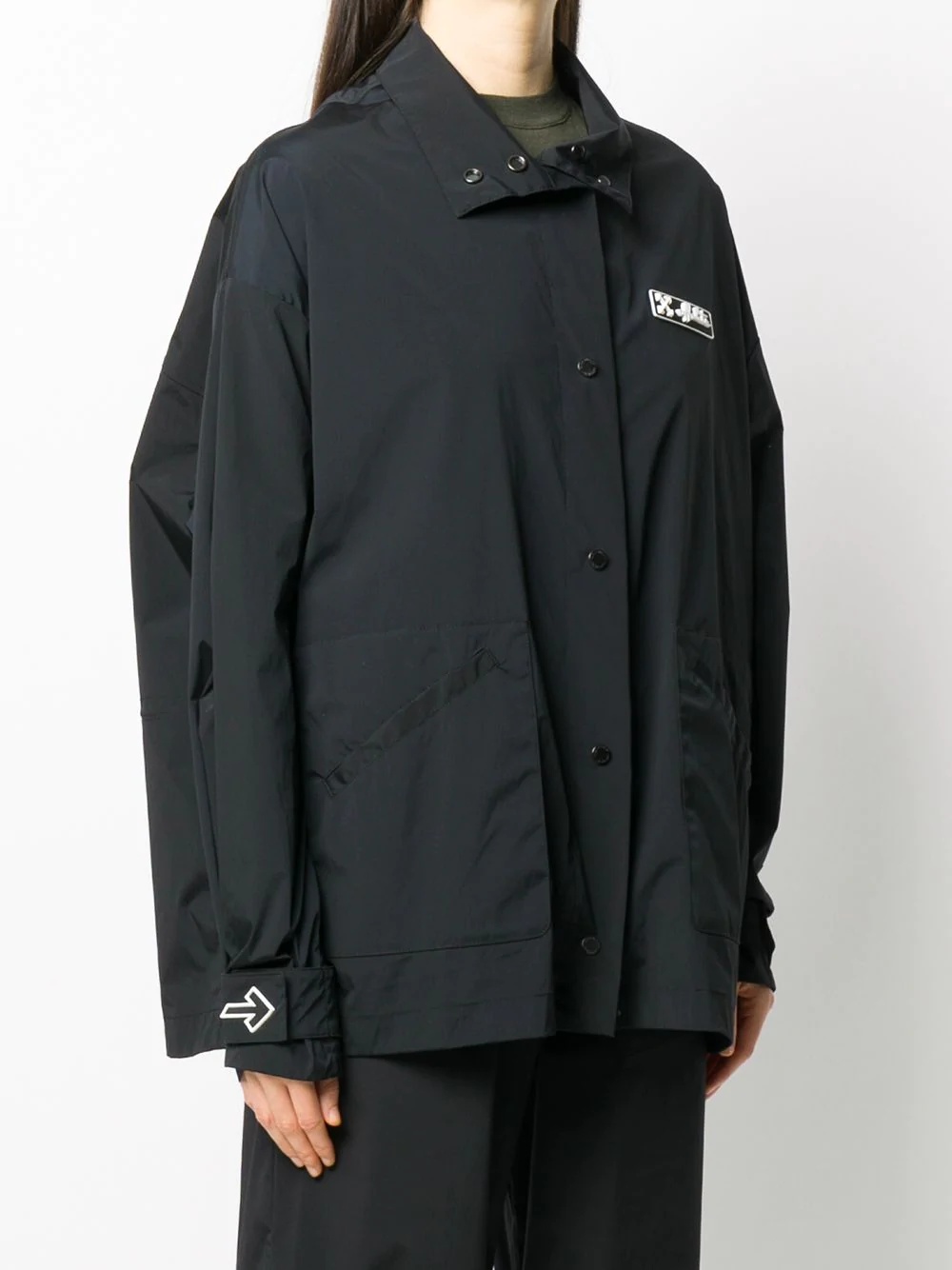 logo patch lightweight jacket - 3