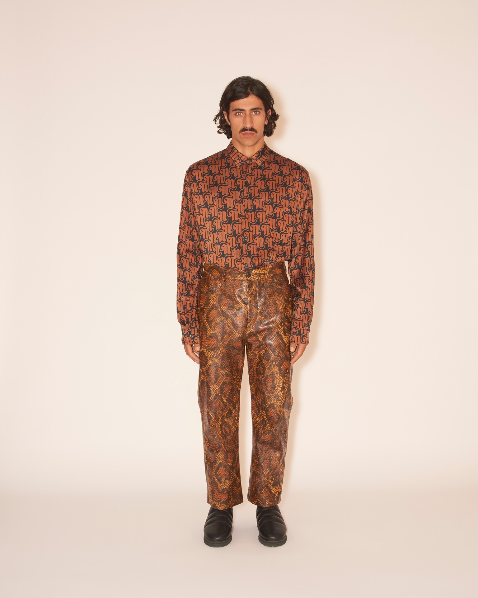 JETT - 5 pocket trouser - Snake skin - 1