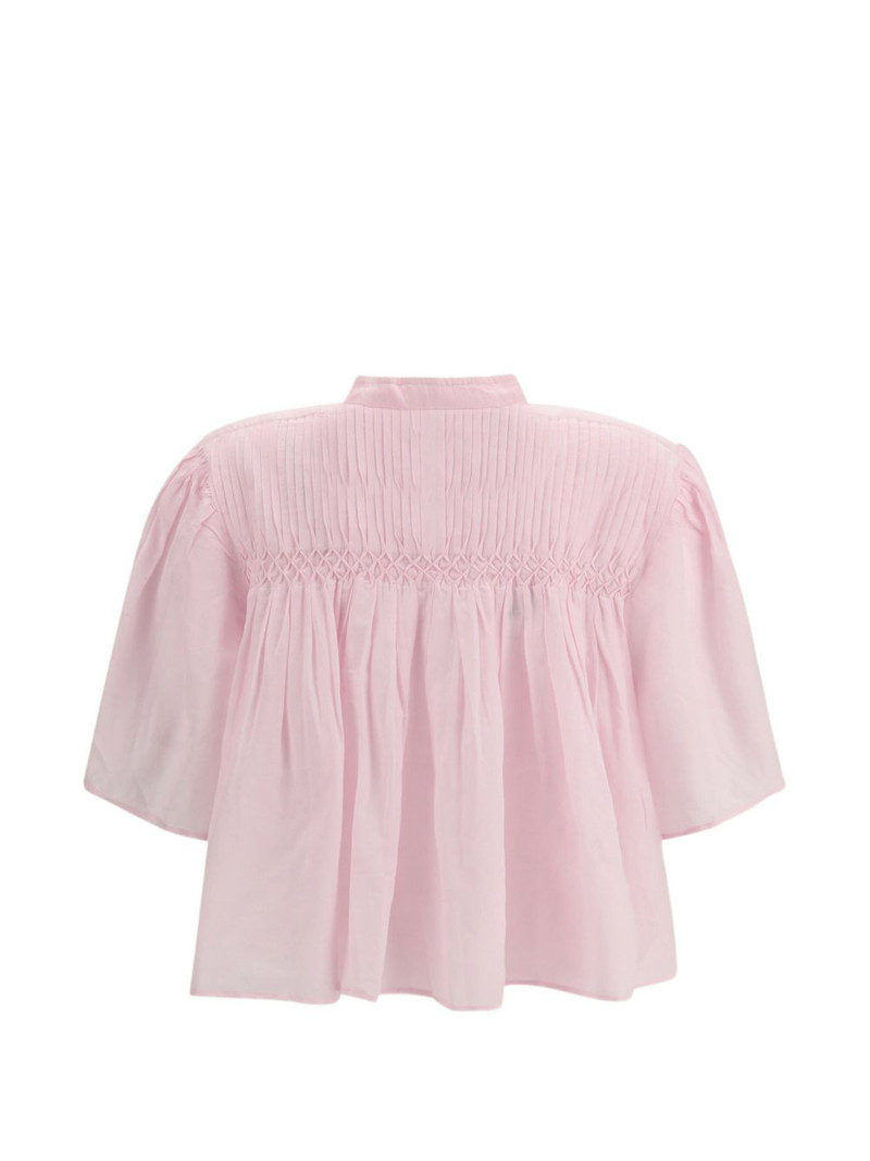 Isabel Marant Étoile smocked buttoned top outlook