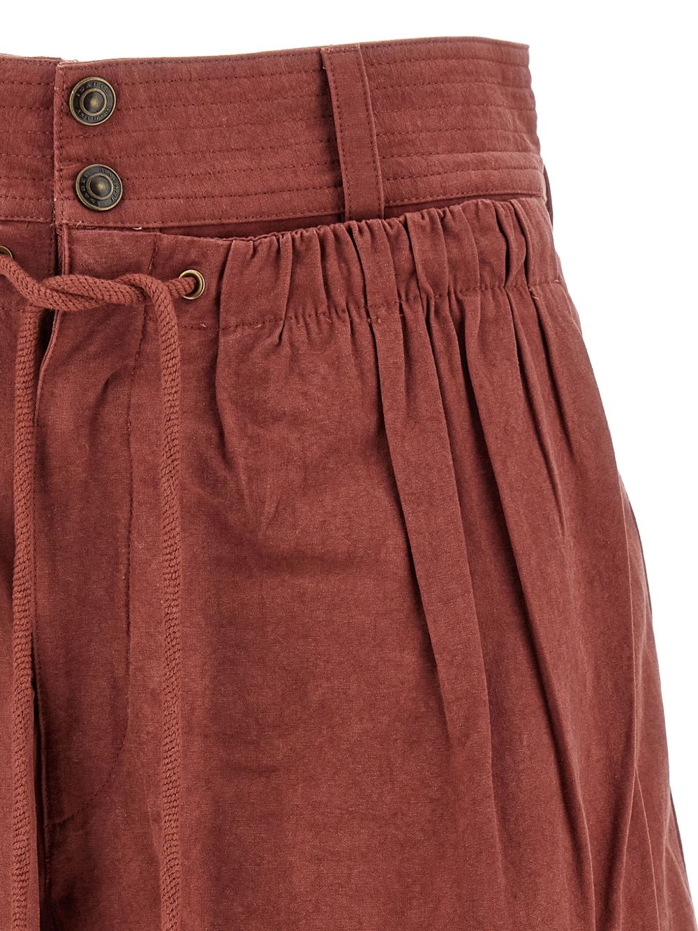 Ingrid drawstring high-waist shorts - 3