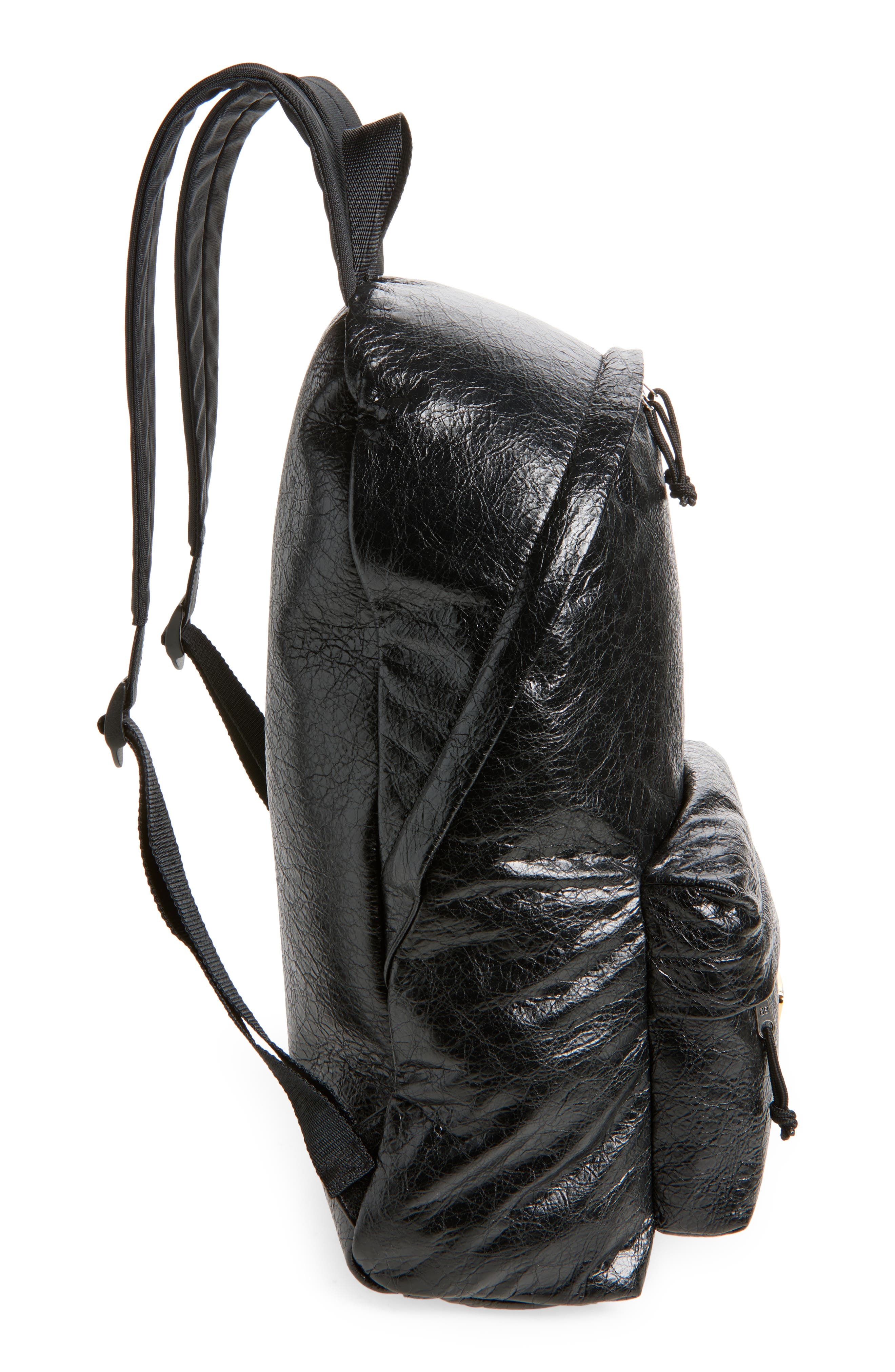 Balenciaga x Automobili Lamborghini Explorer Leather Backpack in 1000 Black at Nordstrom - 5