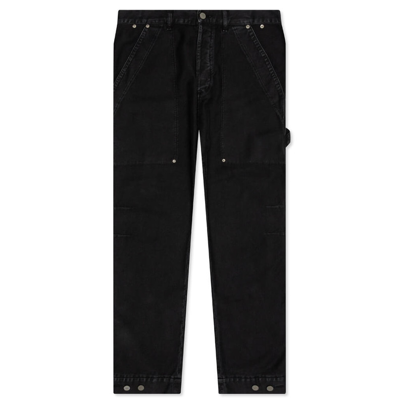 PALM ANGELS GD CARGO PANTS - BLACK - 1
