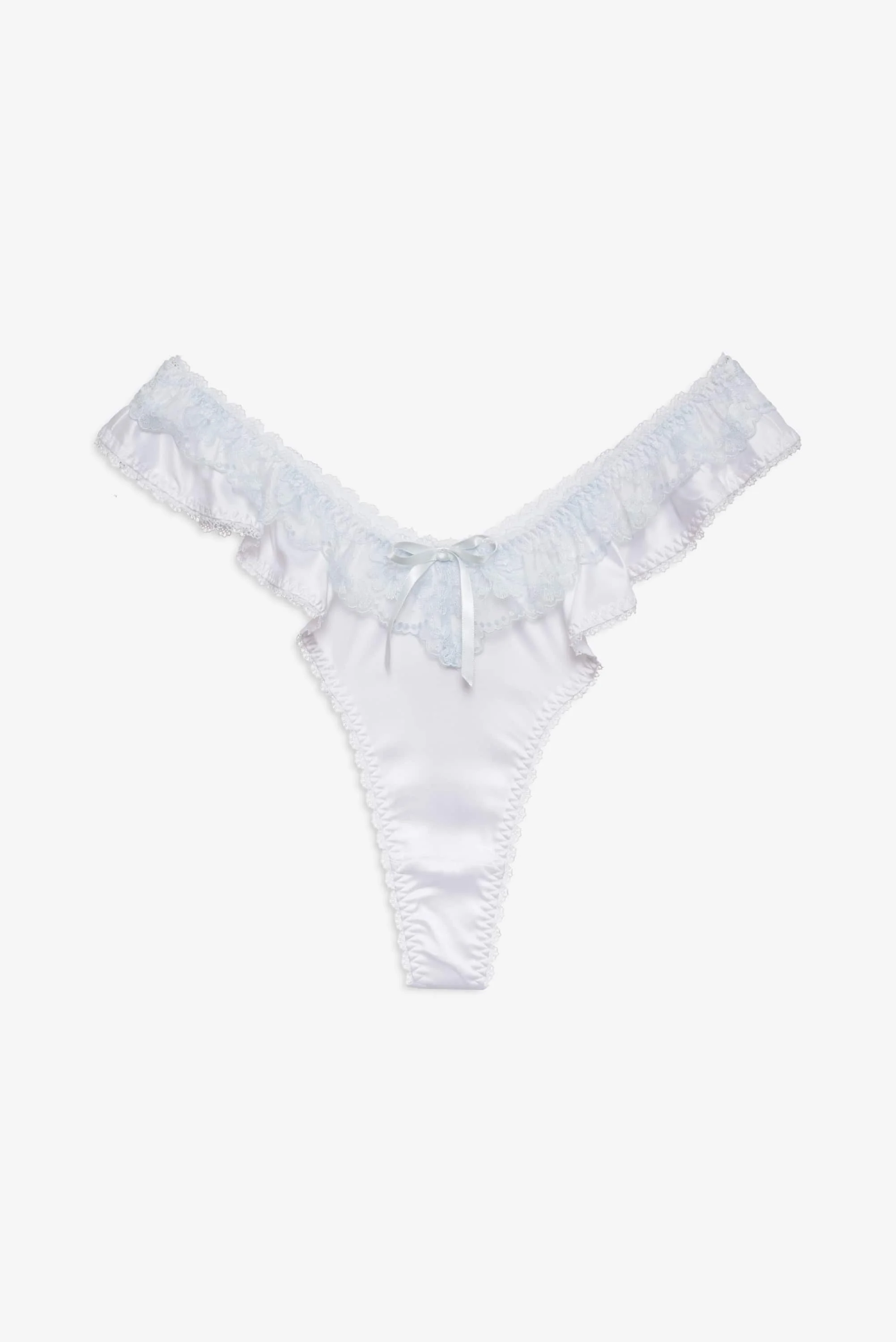 Sweetheart Ruffle Thong Panty - 1
