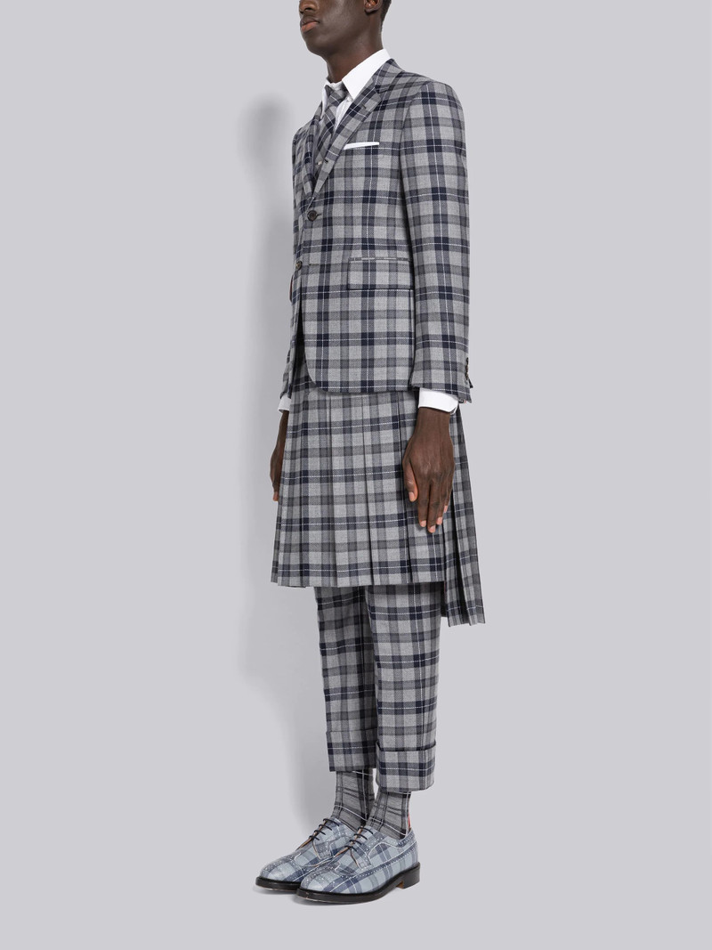 Tartan Pebble Grain Leather Classic Longwing Brogue 5