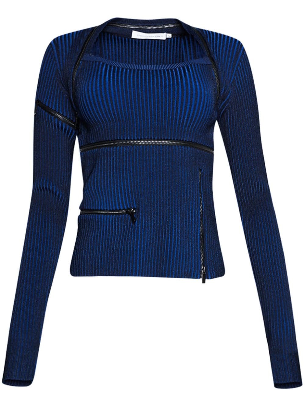 Revaler detachable-sleeve top - 1