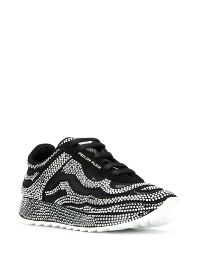 PHILIPP PLEIN crystal runner sneakers outlook