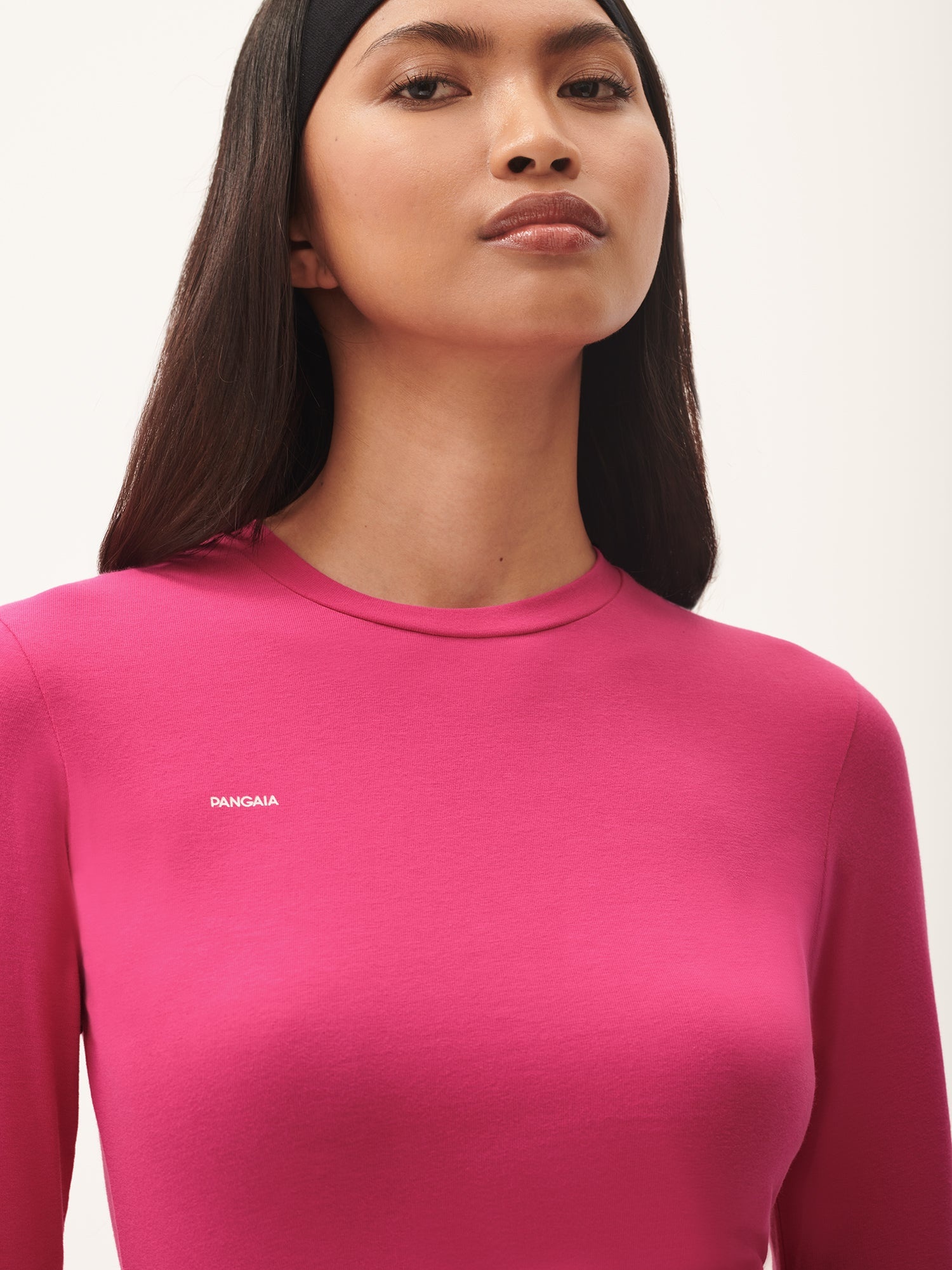 Womens 365 Cotton-Stretch Long-Sleeved Top - Howlite Pink - 4