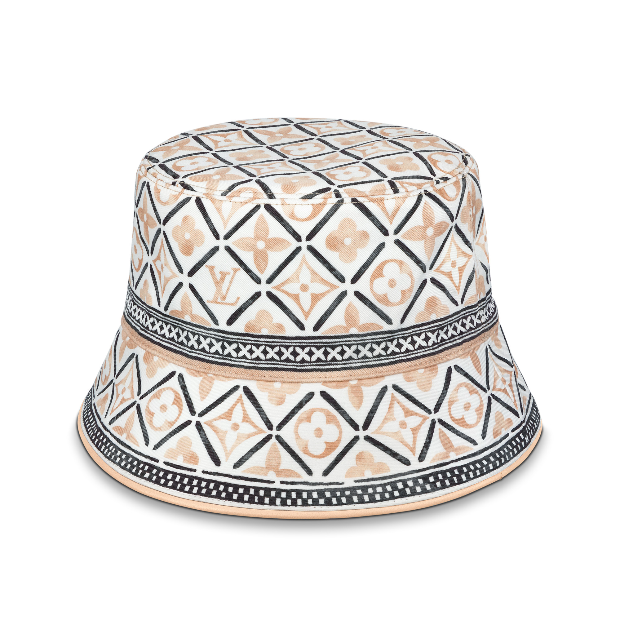 Monogram Flower Tile Hat - 4