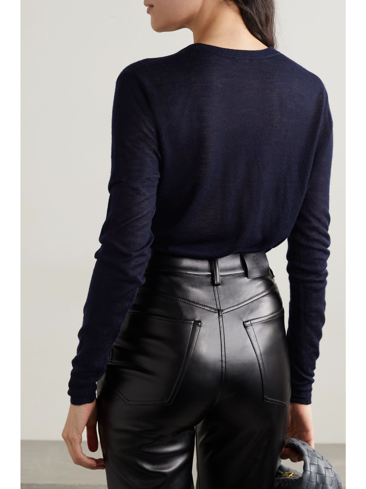 Cashair cashmere sweater Navy - 3