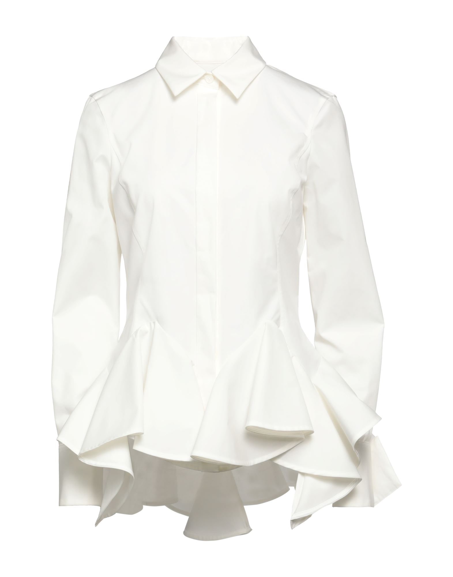 Off white Women's Solid Color Shirts & Blouses - 1