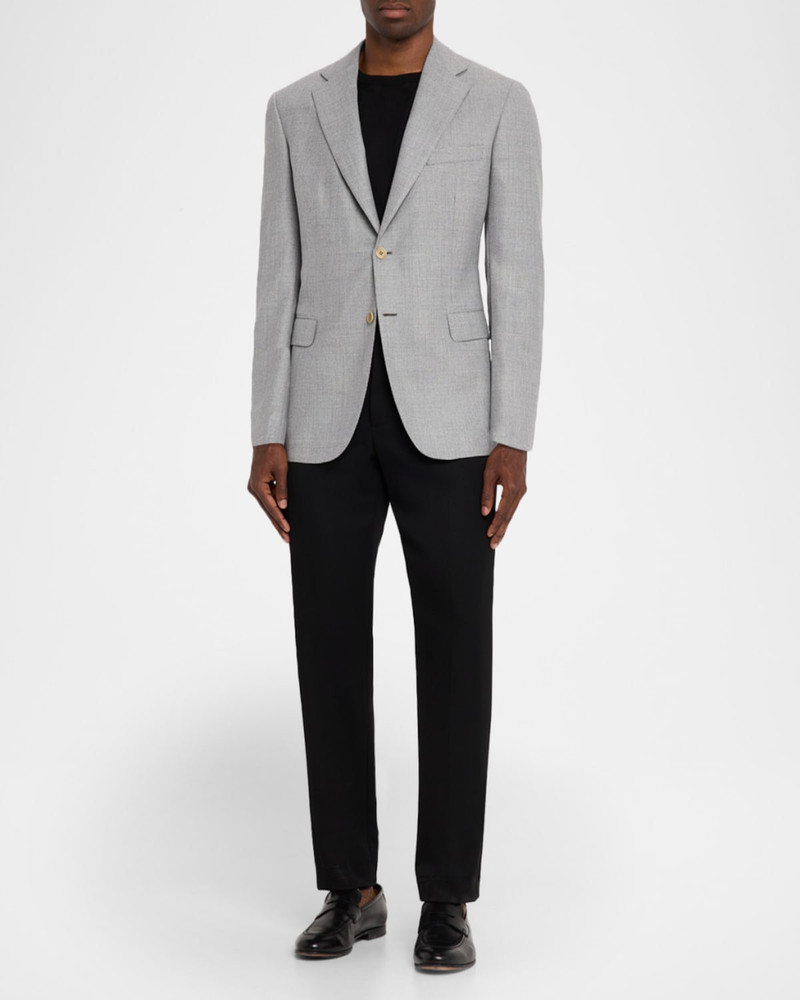 Brioni Men's Wool Hopsack Single-Breasted Blazer outlook