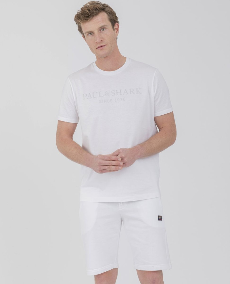 Organic cotton T-Shirt with printed Heritage Paul&Shark 2