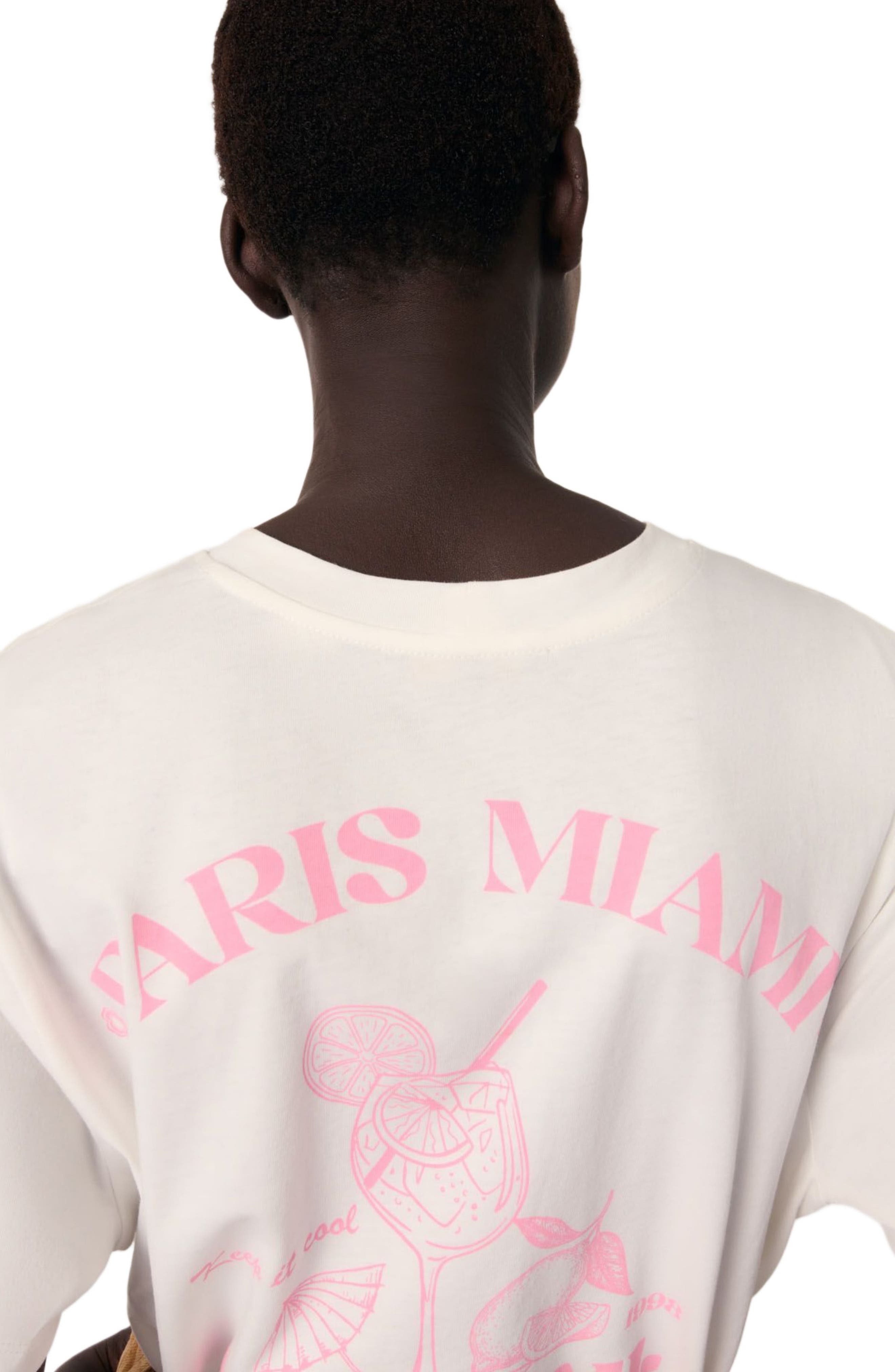 maje Printed T-shirt in Off White at Nordstrom - 5