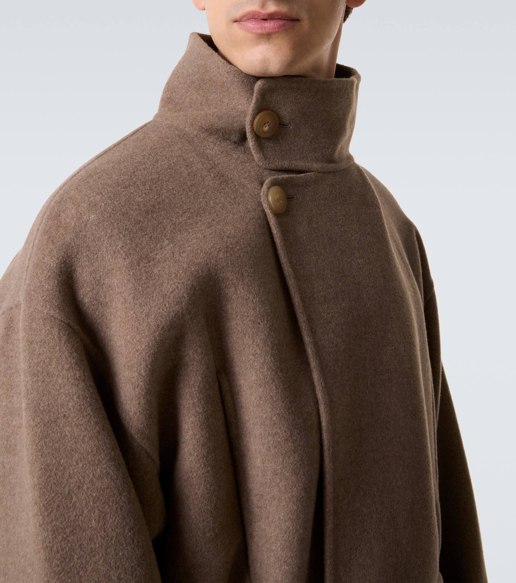Wool and cashmere coat - 7